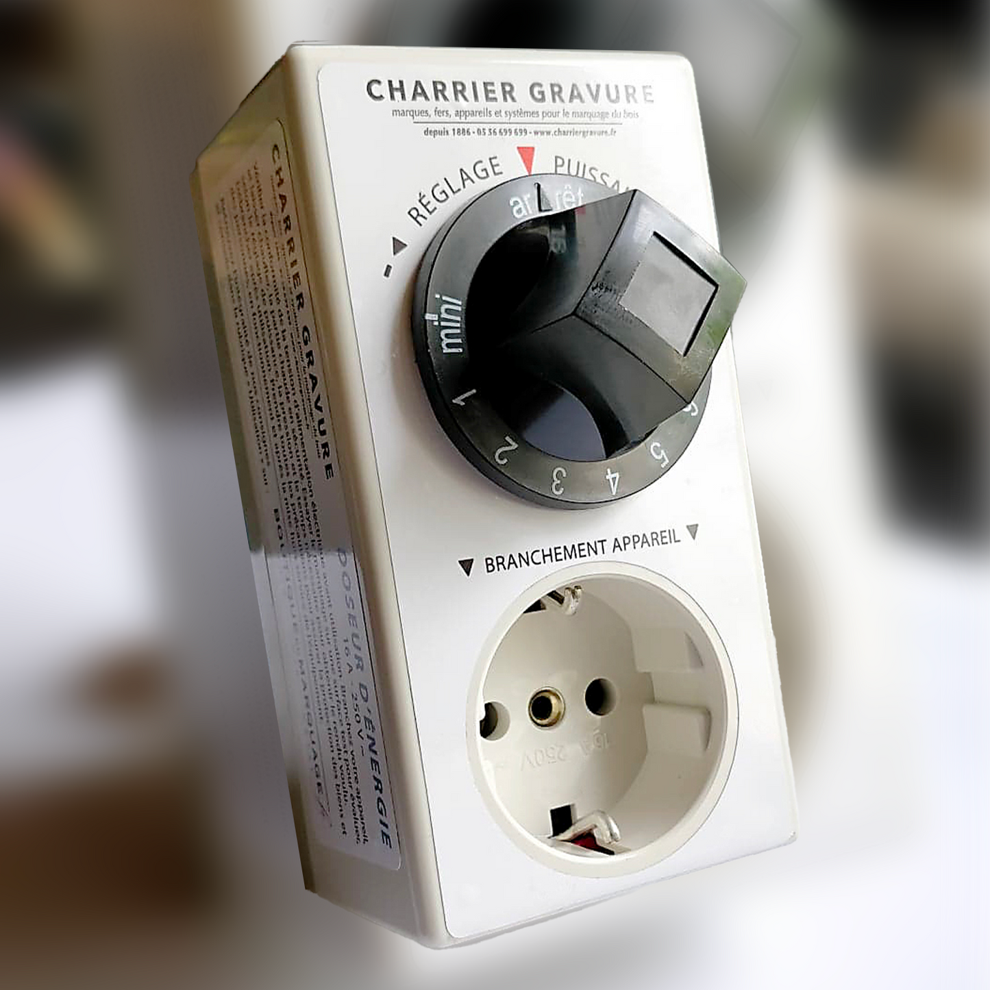 Doseur d'énergie pour fer électrique.