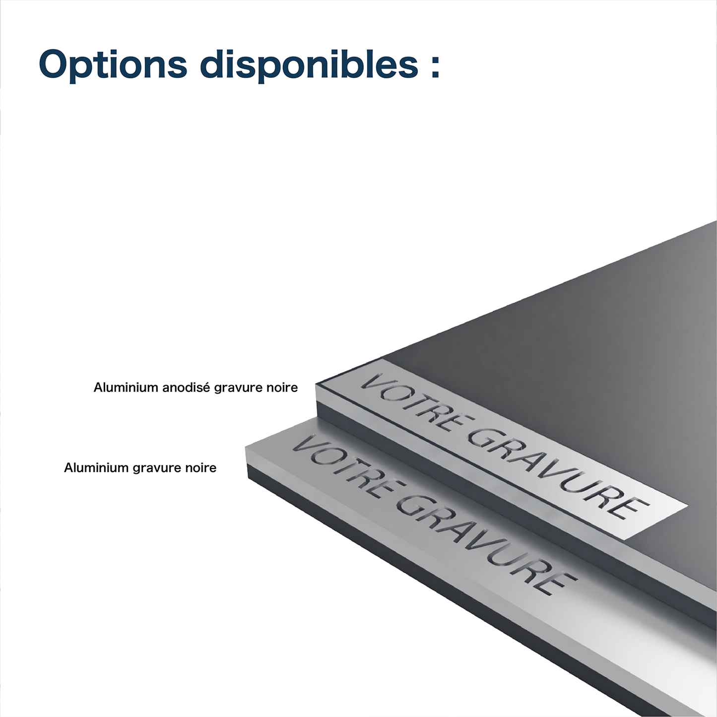 Plaques constructeurs / d'identification en alu souple.