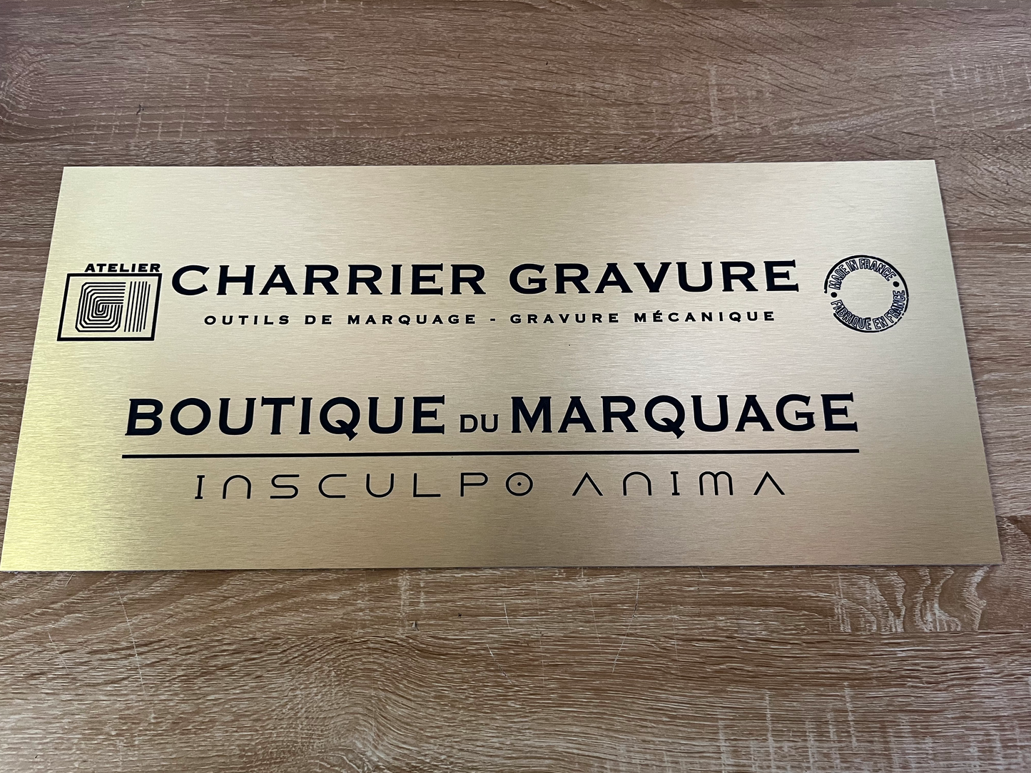 Enseigne/plaque de porte