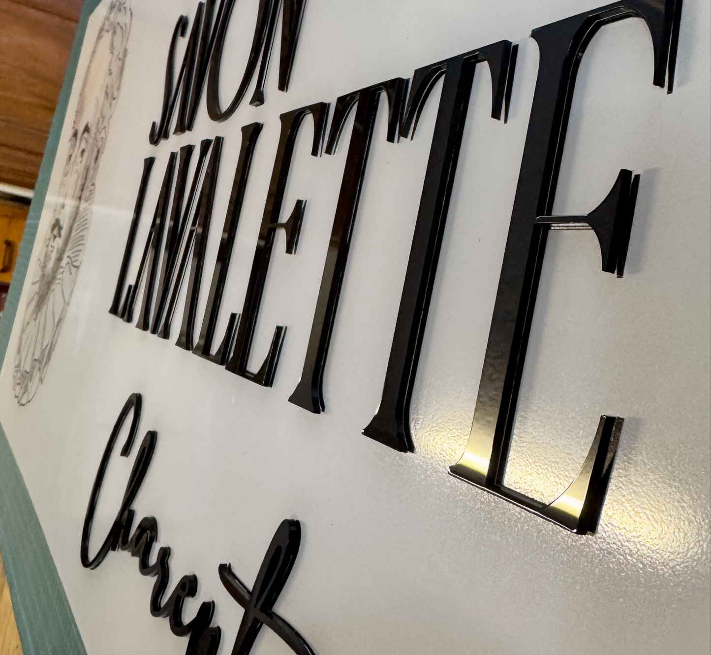 Enseigne/plaque de porte